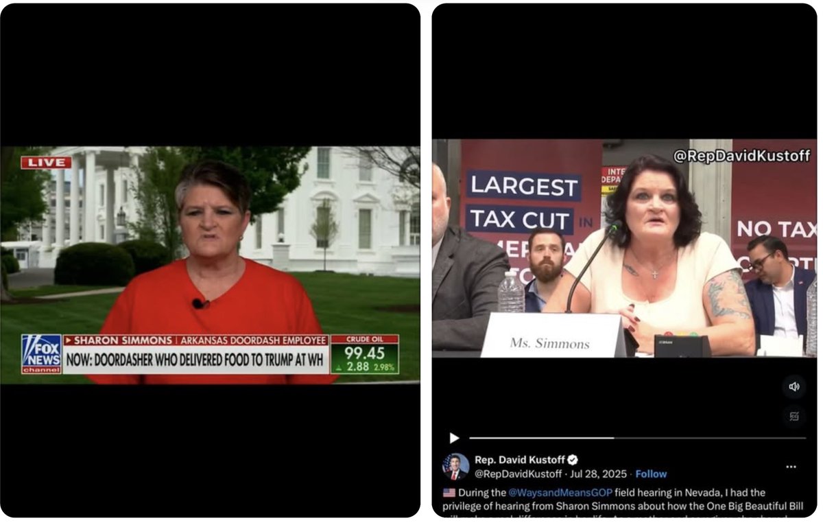 mp_dt27's tweet photo. @PressSec Paid MAGA Actor, Sharon Simmons… https://t.co/WpvEQ61QpQ