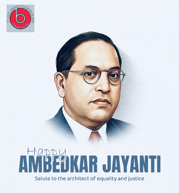 bhardwaj_suvin's tweet image. भारत रत्न डॉ भीमराव रामजी अंबेडकर जी की जयंती पर आप सभी को हार्दिक शुभकामनाएँ।
उनके विचार हमें समानता, शिक्षा और अधिकारों के लिए सदैव प्रेरित करते रहेंगे।

#Hashtags:
#AmbedkarJayanti #JaiBhim #DrAmbedkar #EqualityForAll #IndianConstitution #BabaSahebAmbedkar #SocialJustice