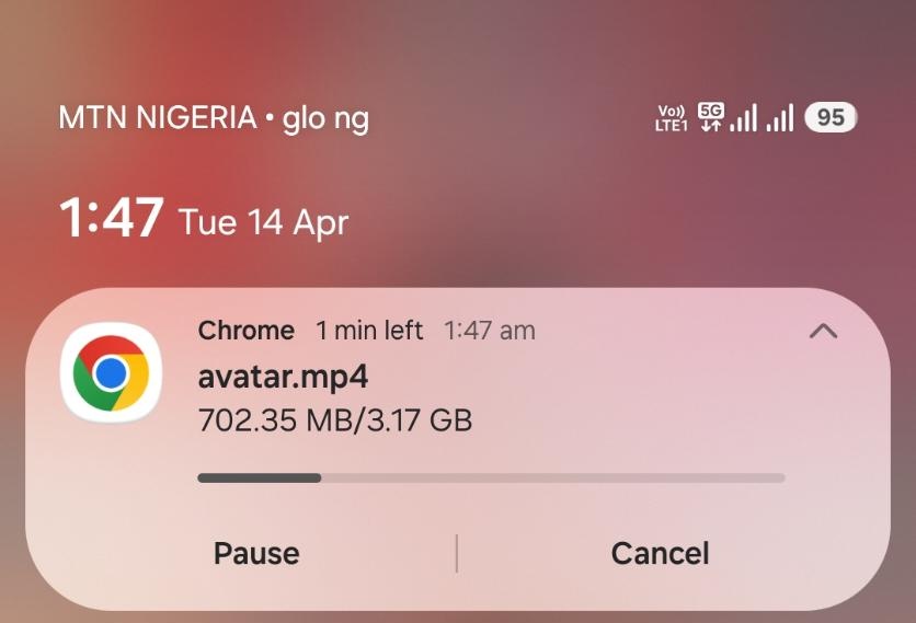 Can't believe I finally got the entire avatar movie Holy shit.