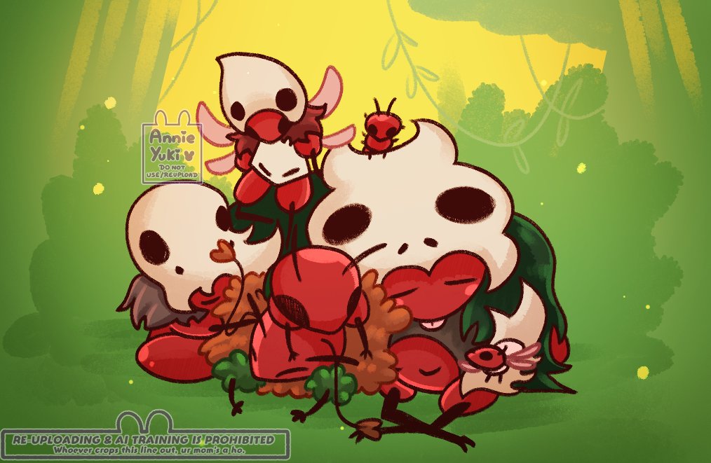 Pippi and his siblings
#silksong #silksongoc