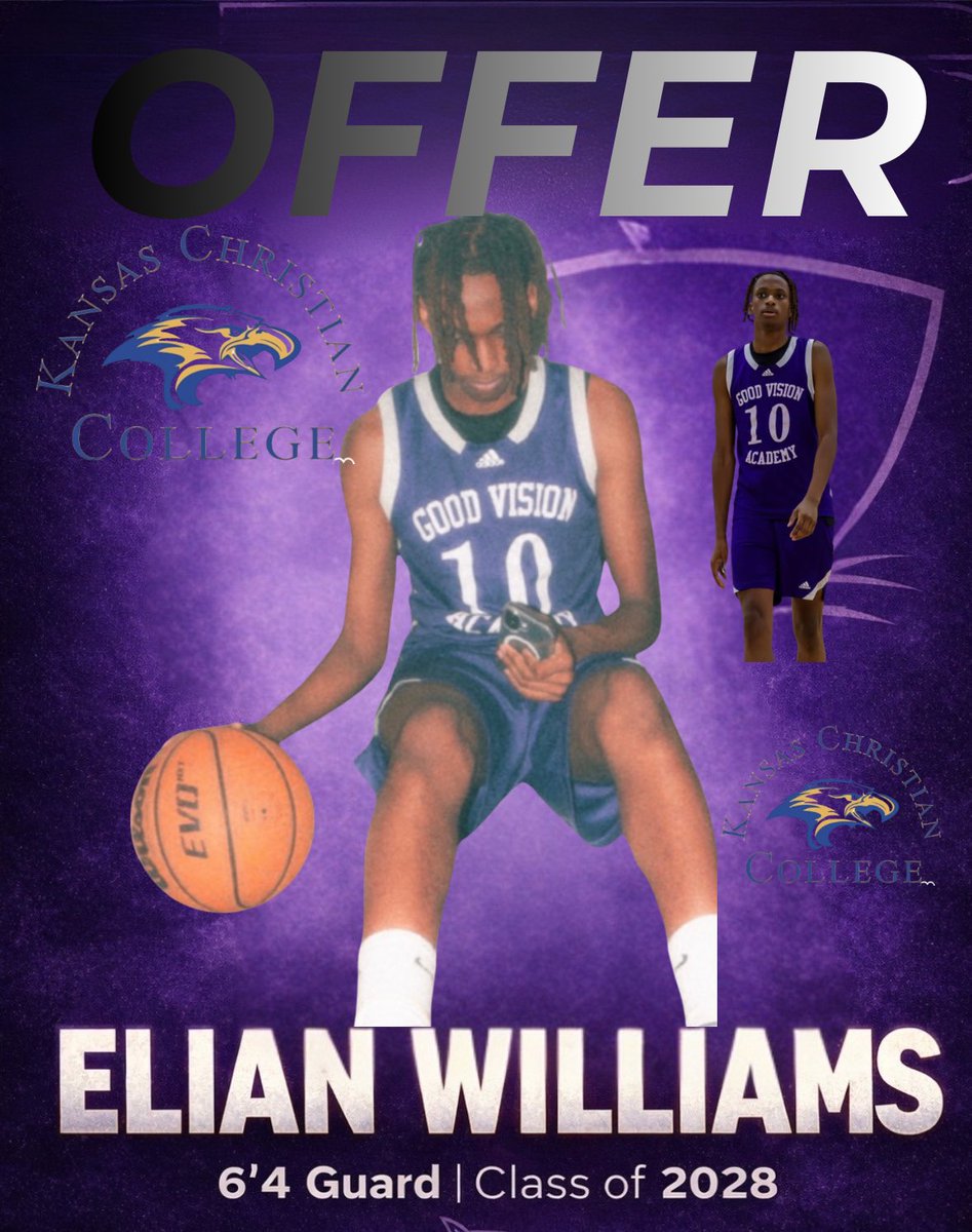 ElianWilliams_'s tweet image. Blessed to receive an official offer from KCC🙏🏾 Thank you to Coach Mike Talbert  and staff!
#AGTG #StudentAthlete #ClassOf2028 @KansasCC_MBB @CoachTalbert3