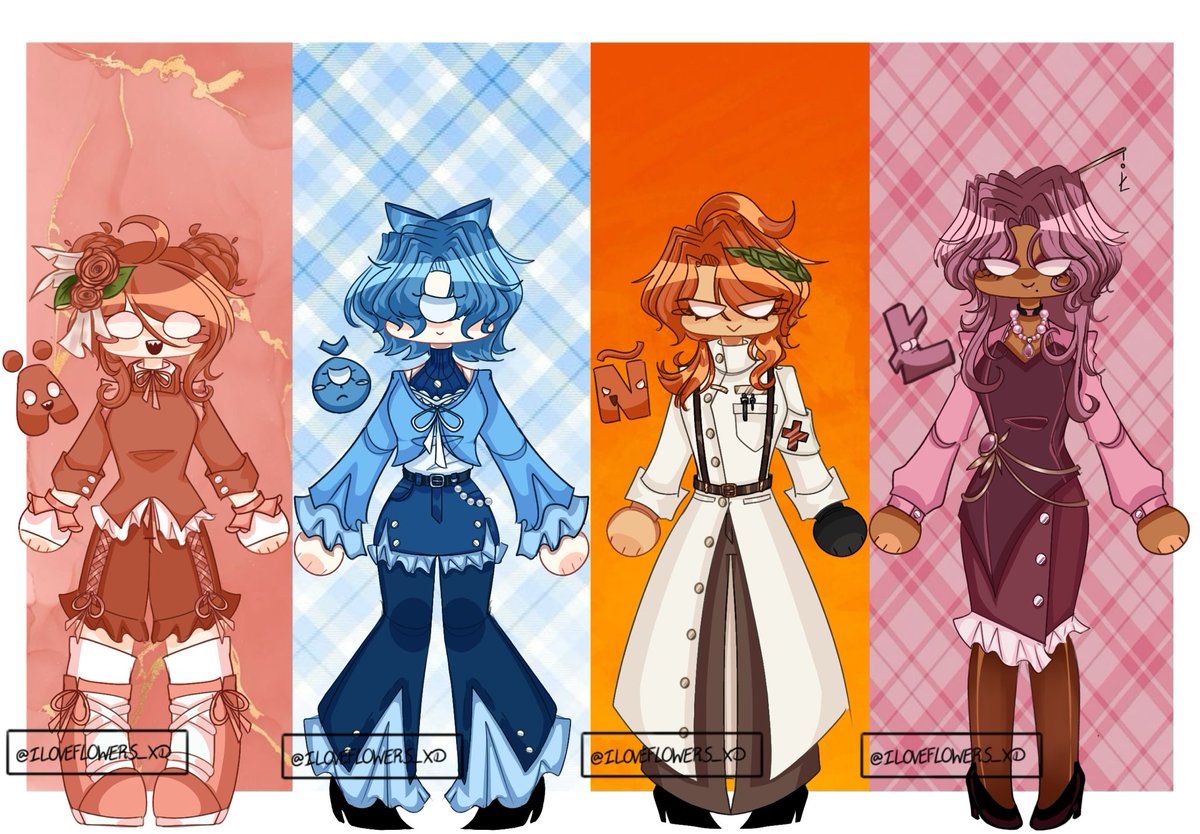 Art of My Alphabet Lore OCs in their human form
#Alphabetlore
#Alphabetlorefanart
#Alphabetloreoc