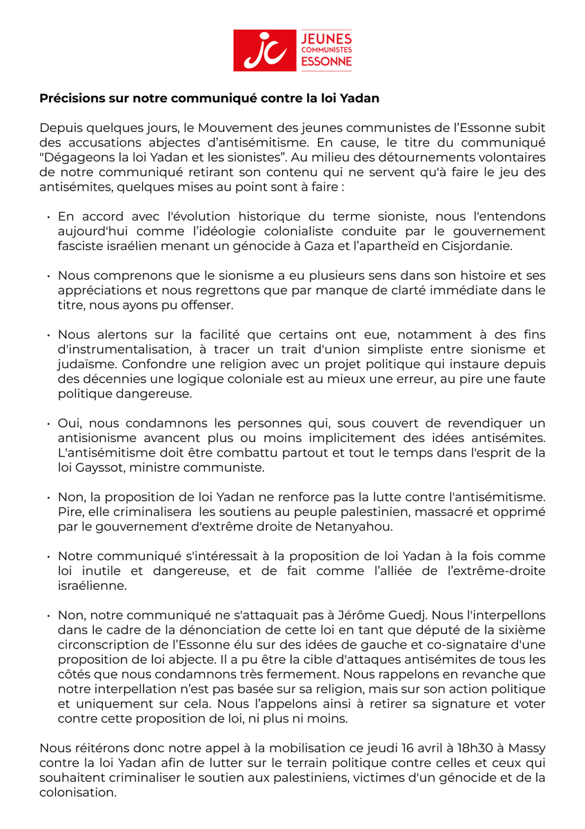 Jeunes communistes du 91 ☭ tweet media