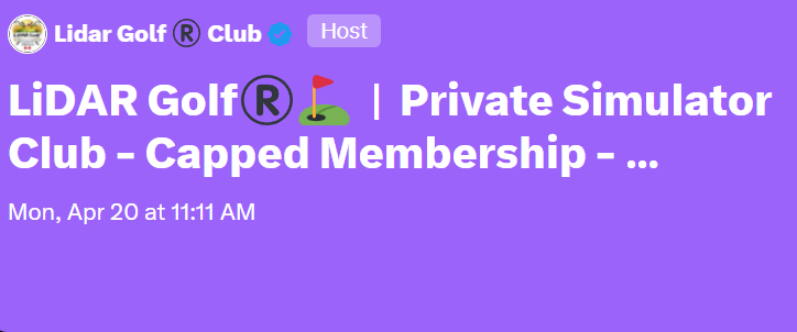 Lidar Golf ®️⛳ tweet media