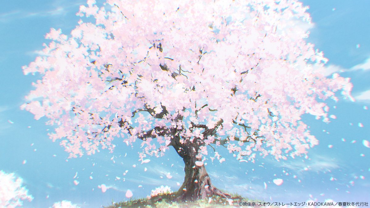 PrimeVideoAnime's tweet photo. 『ヴァイオレット・エヴァーガーデン』の「暁 佳奈」原作。
『春夏秋冬代行者 春の舞』が待望のアニメ化！

WIT STUDIOによる尊い桜シーン🌸をお届け！
Orangestar が手掛ける主題歌にも注目です。

『春夏秋冬代行者 春の舞』は、
プライムビデオで見放題配信中！ https://t.co/HdjA3MePzy