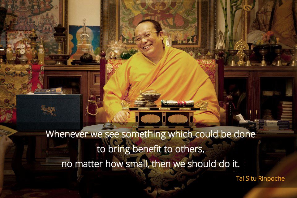 JDharmaQuotes's tweet image. No matter how small ~ Tai Situ Rinpoche
justdharma.org/no-matter-how-…

#TaiSituRinpoche #action #benefit #compassion