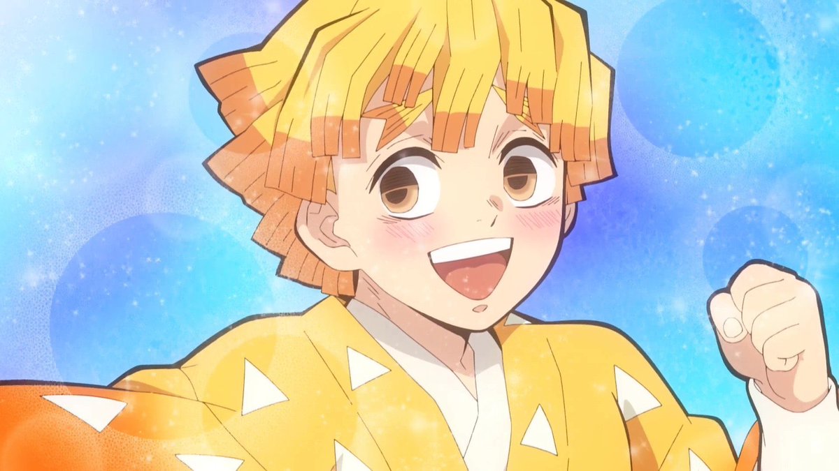 eggstertries's tweet image. this month is the month zenitsu became my oshi