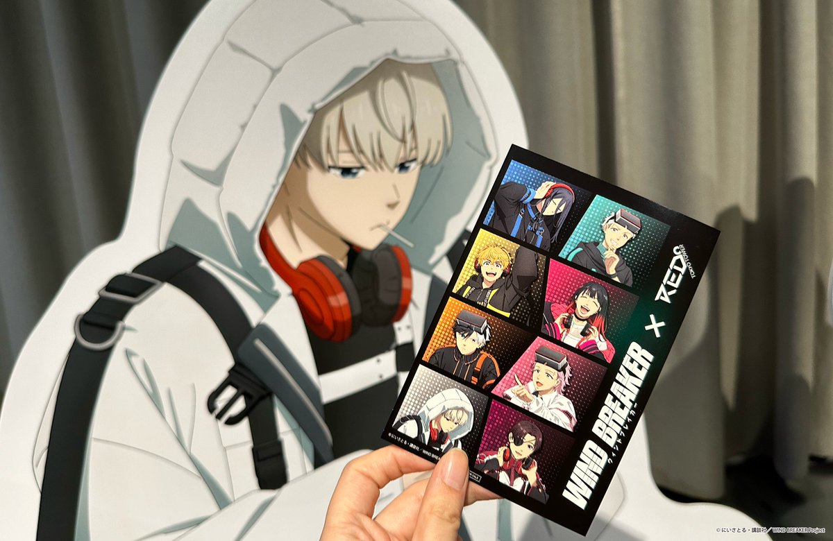 🟩『WIND BREAKER』× RED° TOKYO TOWER🟩

謎解きとグッズ販売は5階で開催中！
グッズ購入、謎解きが早く終わった方は制限時間内であれば
館内を自由に遊んでいただけます🎶
展示パネルを撮影したり、アトラクションで遊んだり、
めいっぱい楽しんでください🔥✨

5階 RED°