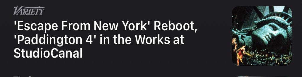 brandontrying's tweet photo. Honestly “Padding 4 - Escape From New York” could be the movie of the year https://t.co/SLyfEmnGxC