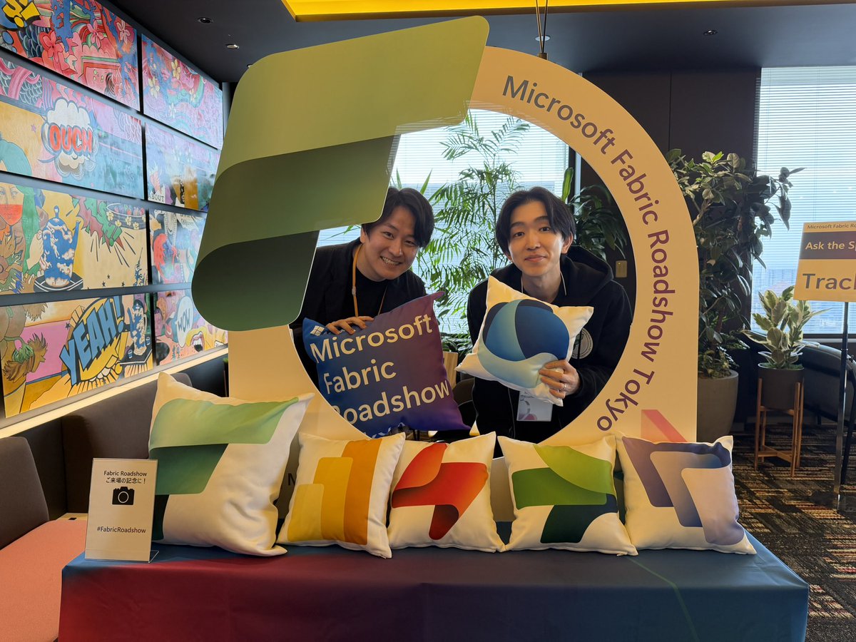 kasada0901's tweet image. Fabric Roadshowに来た
北國銀行の@kazuki_tamura さんと！！
（登壇したかったぁぁぁぁ）
#FabricRoadshow