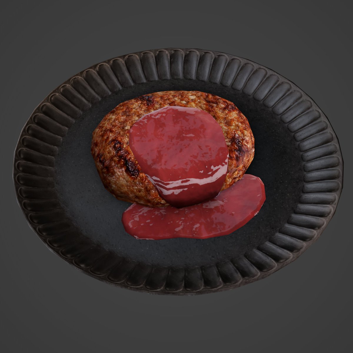 ikameshi_vr's tweet image. 行き詰まった時は好物をアセット化するんに限るぜ✨️
フライパンギミックにも合うし、アニメーションも何かとできそうだっぺ🦑

#Unity #VRChat　#Blender