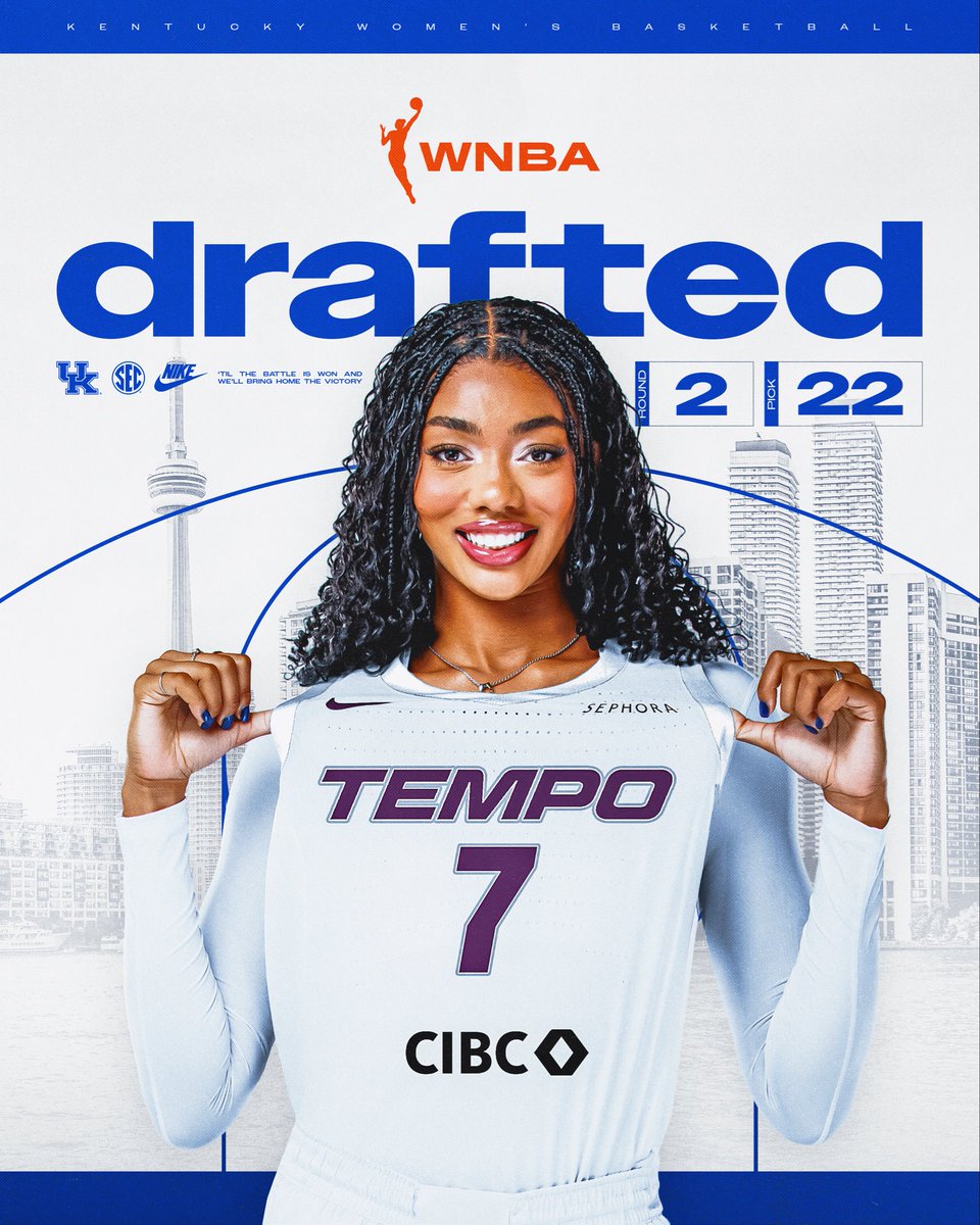 KentuckyWBB's tweet image. T to the Tempo!!! 😻💙🇨🇦