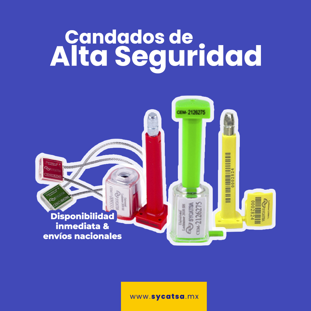 Sellos y Candados de Alta Tecnología tweet media