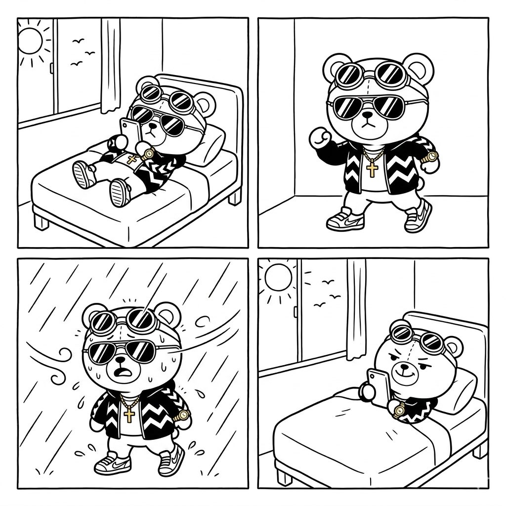 #ファブクマくんの１日