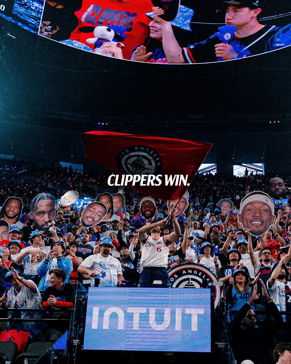 LAClippers's tweet image. We couldn’t do it without you, #ClipperNation ❤️💙
