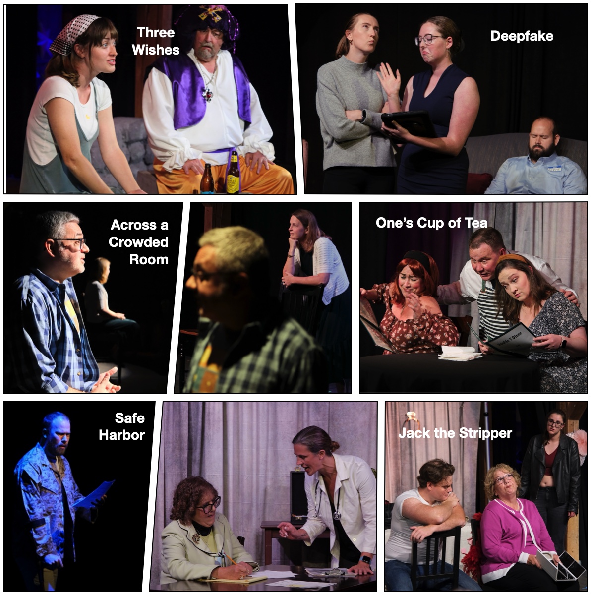 EPPlayers's tweet photo. Join us for a table reading on April 25 to help us select plays for our 2026 Collection of One Acts production. Pictured: Last year's Collection of One Acts. - https://t.co/htSuXPnPJH https://t.co/sLUNGl4SK0