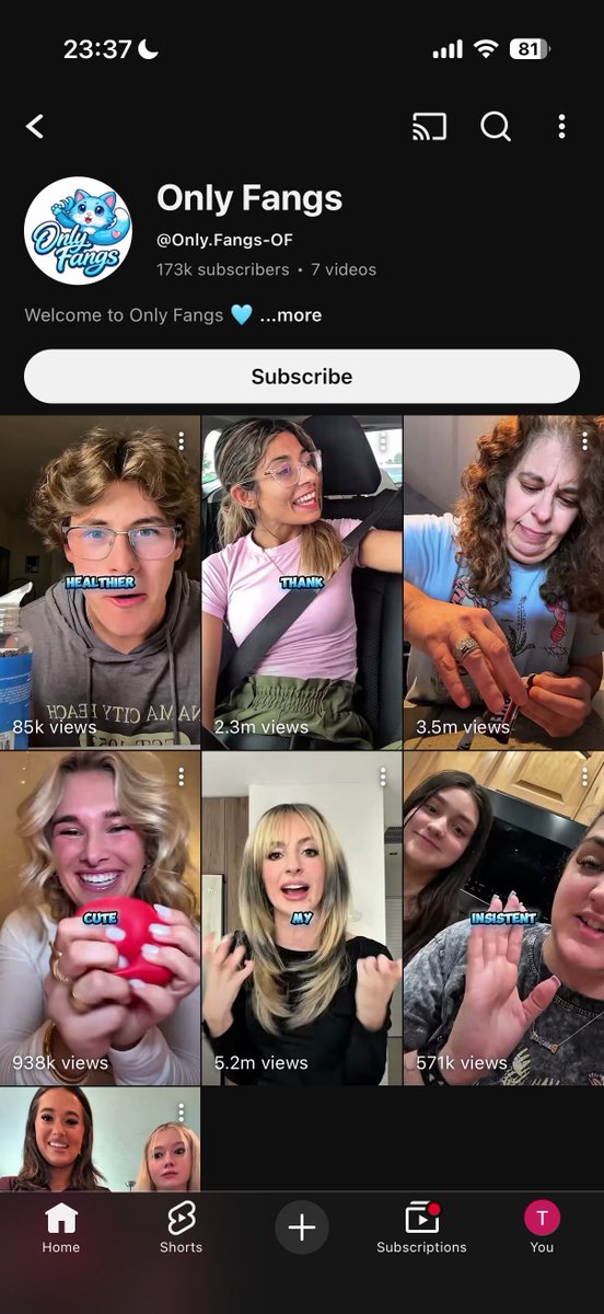 tye1337's tweet image. this youtube shorts channel has made $1,265

but it was created only 6 days ago

(and got a silver playbutton)