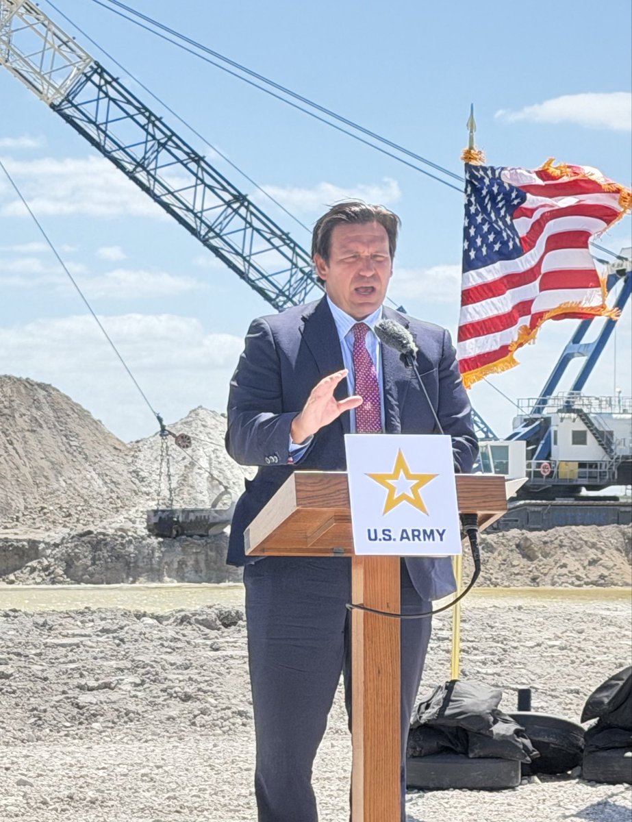 ChaunceyGoss's tweet photo. Thanks @GovRonDeSantis and @JaxStrong for continuing the momentum on the EAA reservoir. https://t.co/lxqoQNd4ls