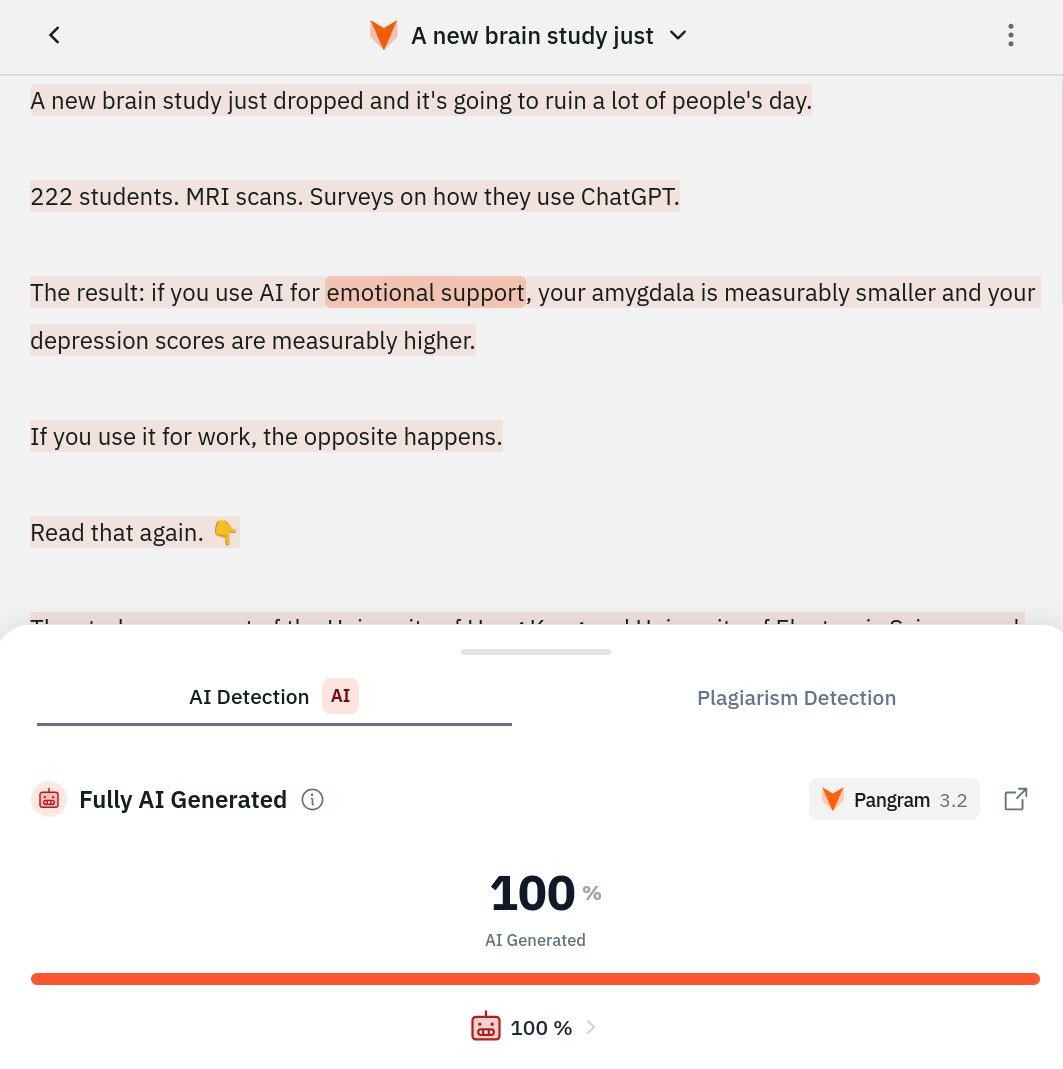 Pangram Labs tweet media