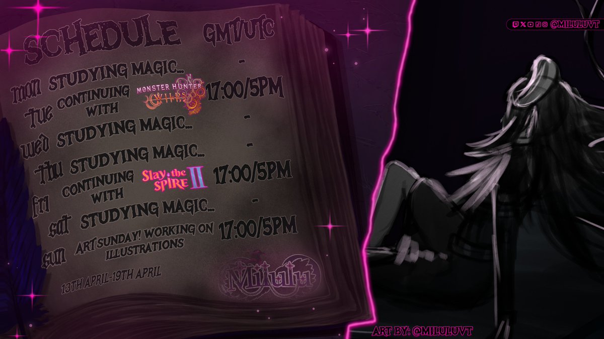 Milulu🐦‍⬛🩷| Vtuber & Artist tweet media