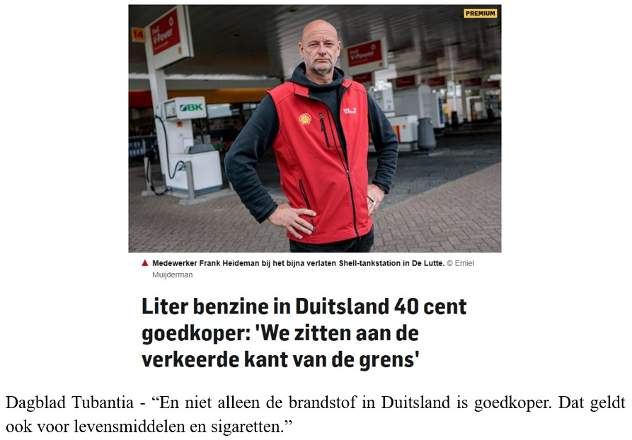 LowikRonald's tweet photo. Ga ff tanken in Duitsland, mensen en als u daar dan ook uw rookwaar plus zo nog wat boodschapjons haalt, scheelt dat heel wat belastinginkomsten voor #Jetten1. Alleen samen krijgen we deze (r)overheid eronder.

#Duitsland #benzine #40cent @2eKamertweets

https://t.co/QOLX3WpXor https://t.co/qU0th5ZLCS