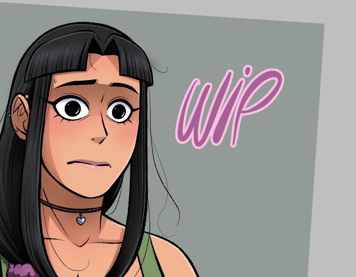 Ackerbangbang's tweet image. Wip + “😥…..” #OC #MHAOC