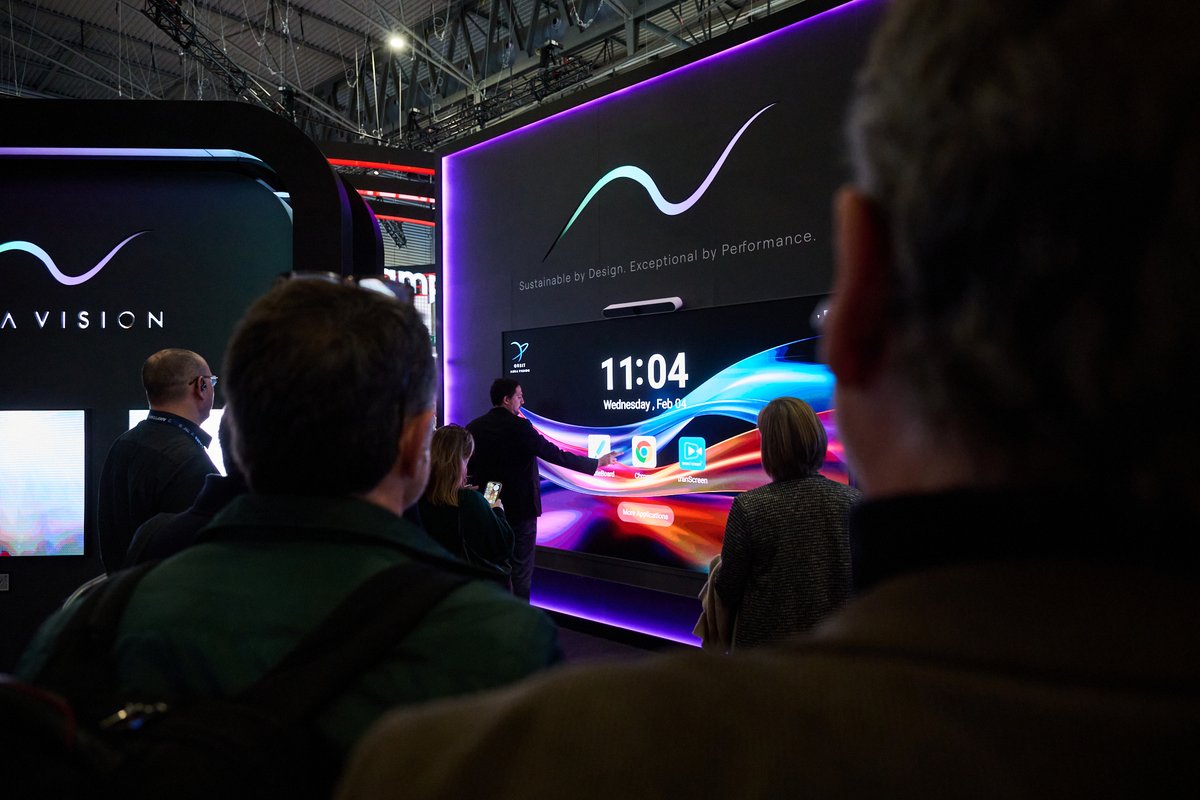 AuravisionL's tweet photo. When touch becomes part of the system, the way people use the room changes. ORBIT brings large-format LED & intuitive touch together for corporate & education spaces where visual quality matters, without overengineering the solution.
#CorporateLED #EuropeanLED #AuraVision https://t.co/8vtlxkzlct