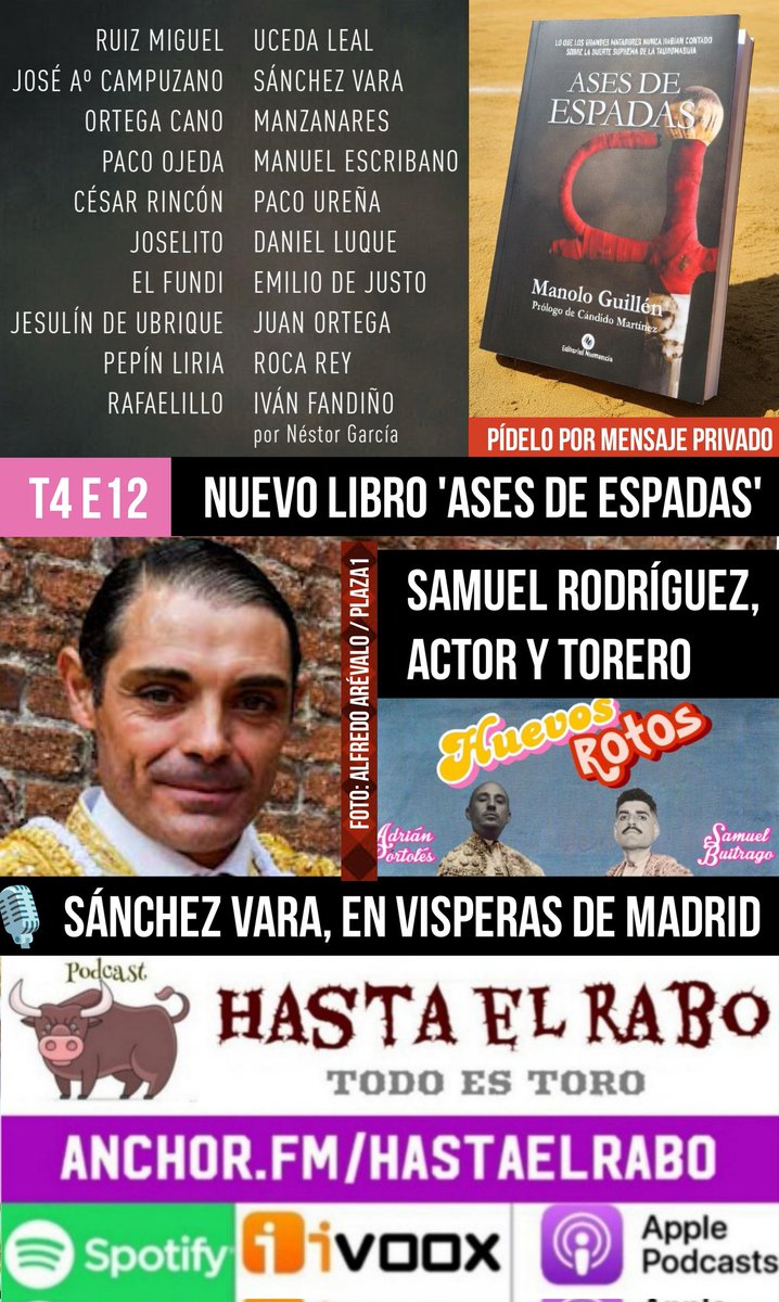 Podcast HASTA EL RABO TODO ES TORO tweet media