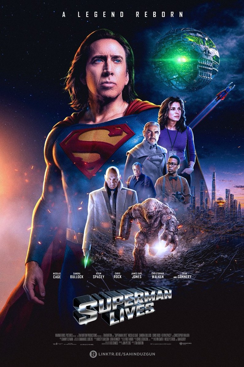 RetroReminiscer's tweet photo. Superman Lives by Sahin Düzgün. https://t.co/utudGt4E0J