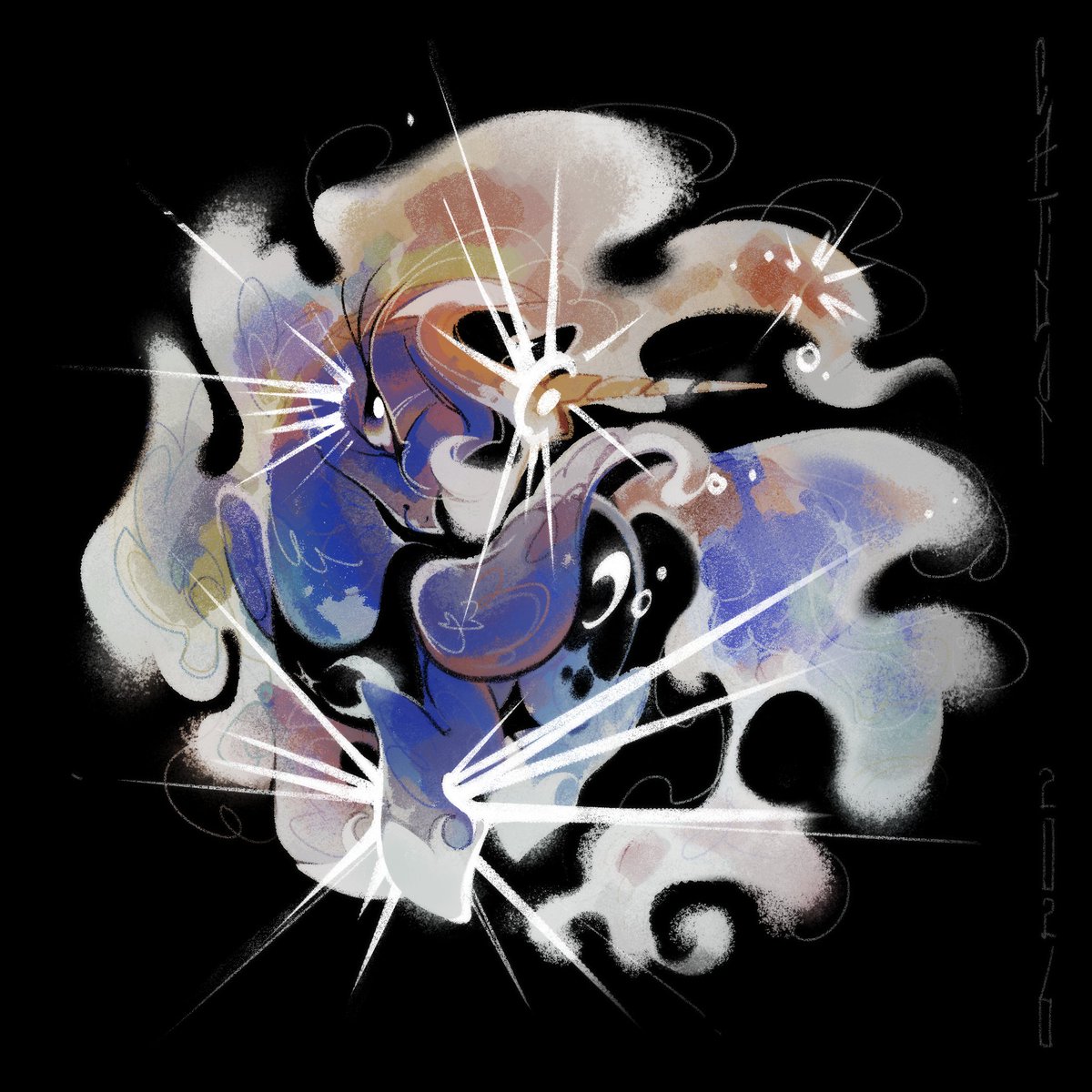 CATIDOT_'s tweet photo. Copy, Moon joy!! ^^ #mlp https://t.co/YU0Xdn76hT
