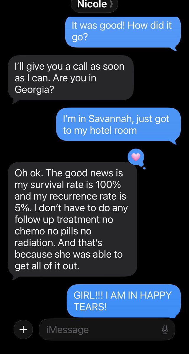 goobercock's tweet image. #ThankYou #PowerInPrayer #HeCanDoAllThings 

I really appreciate you guys so much for your prayers! Nicole is cancer free!