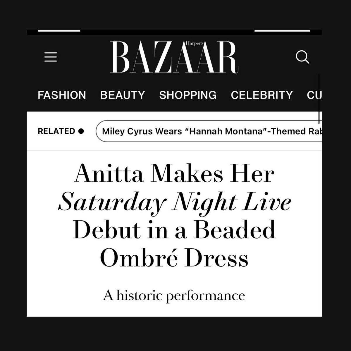 Acesso Anitta tweet media