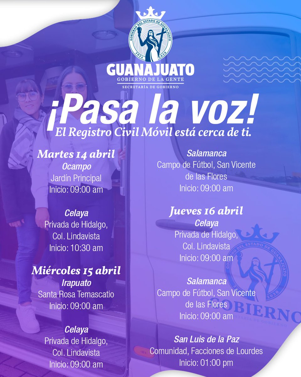 Secretaría de Gobierno de Guanajuato tweet media