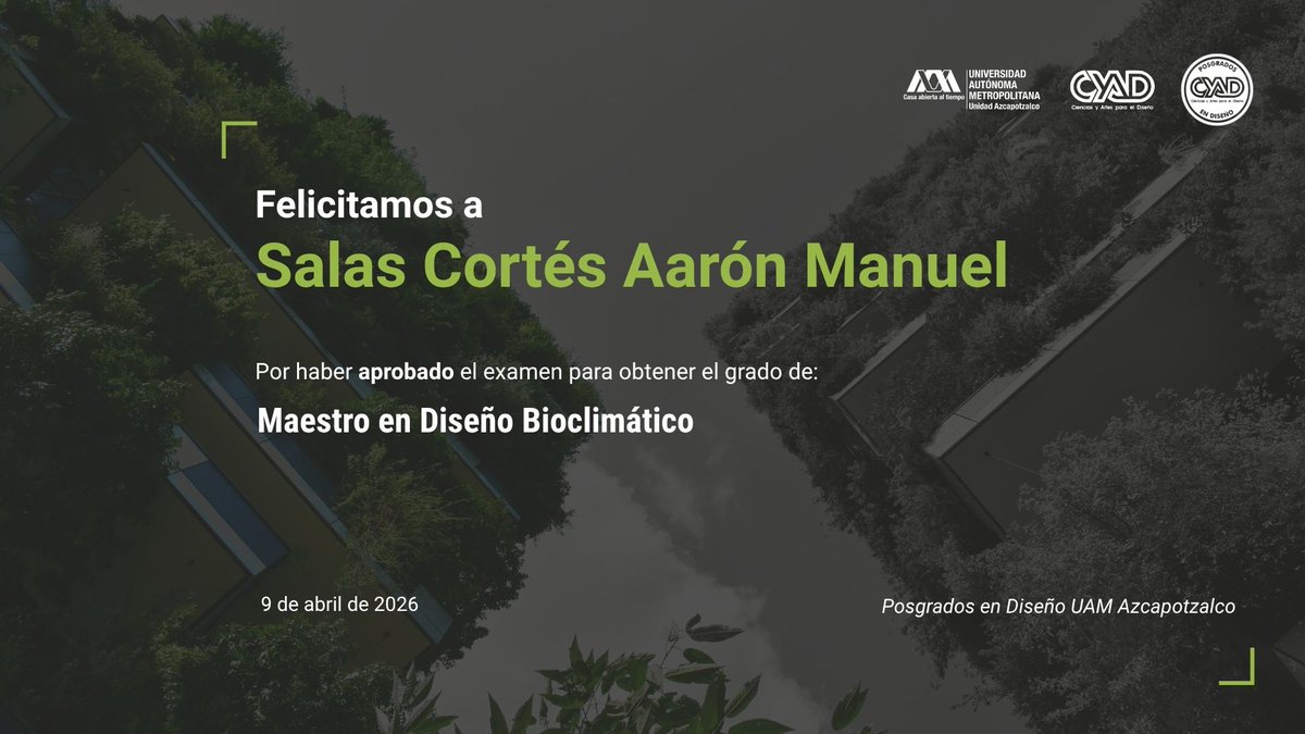 Posgrados en Diseño UAM Azcapotzalco tweet media