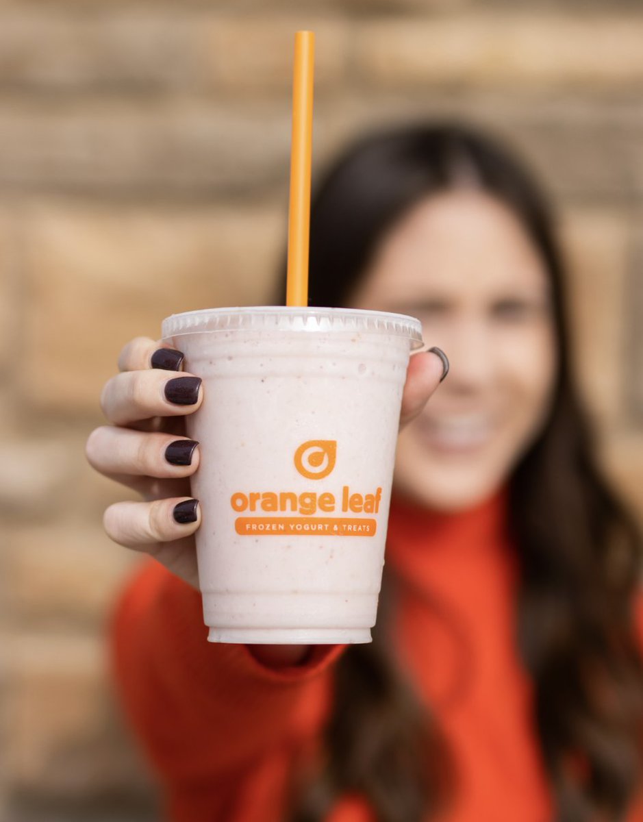 Orange Leaf Frozen Yogurt tweet media
