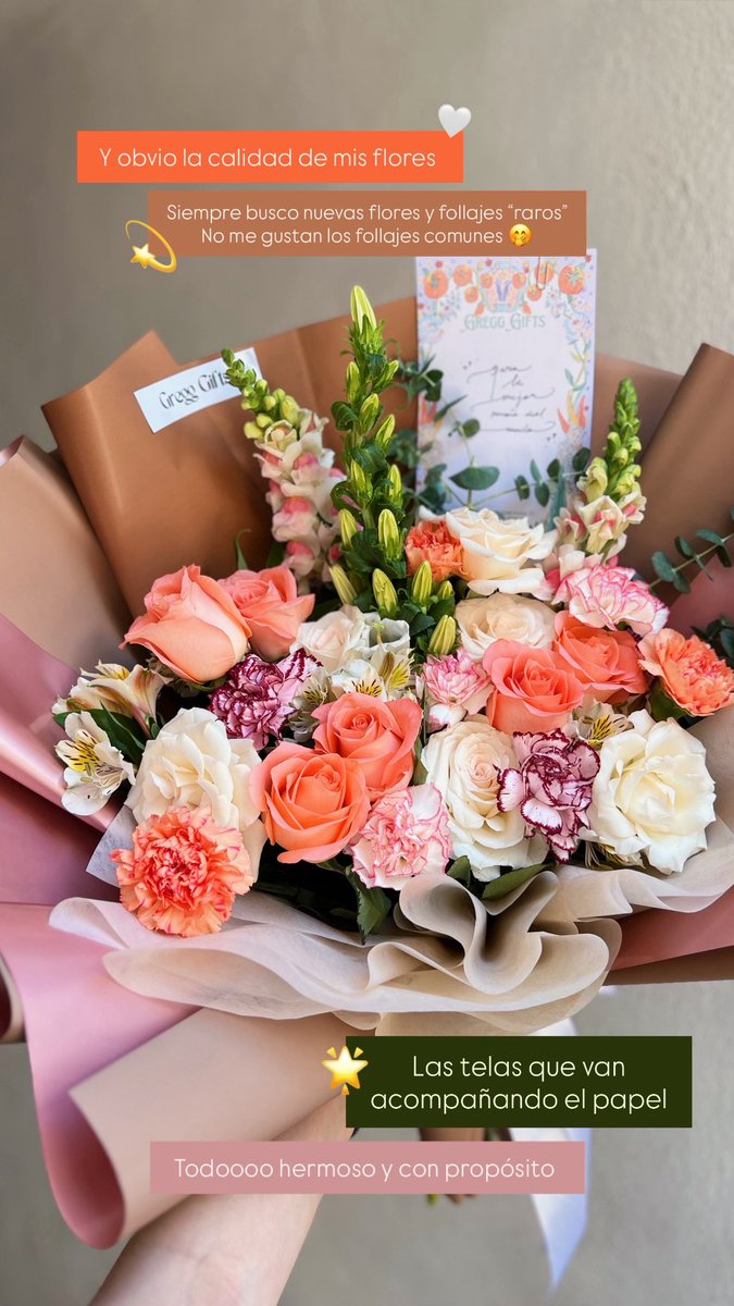 Yo sé lo que valen mis flores, porque se lo que le invierto y no solo en lo material, en buscar siempre mis diferenciadores, detallitos que cambian todo 😍