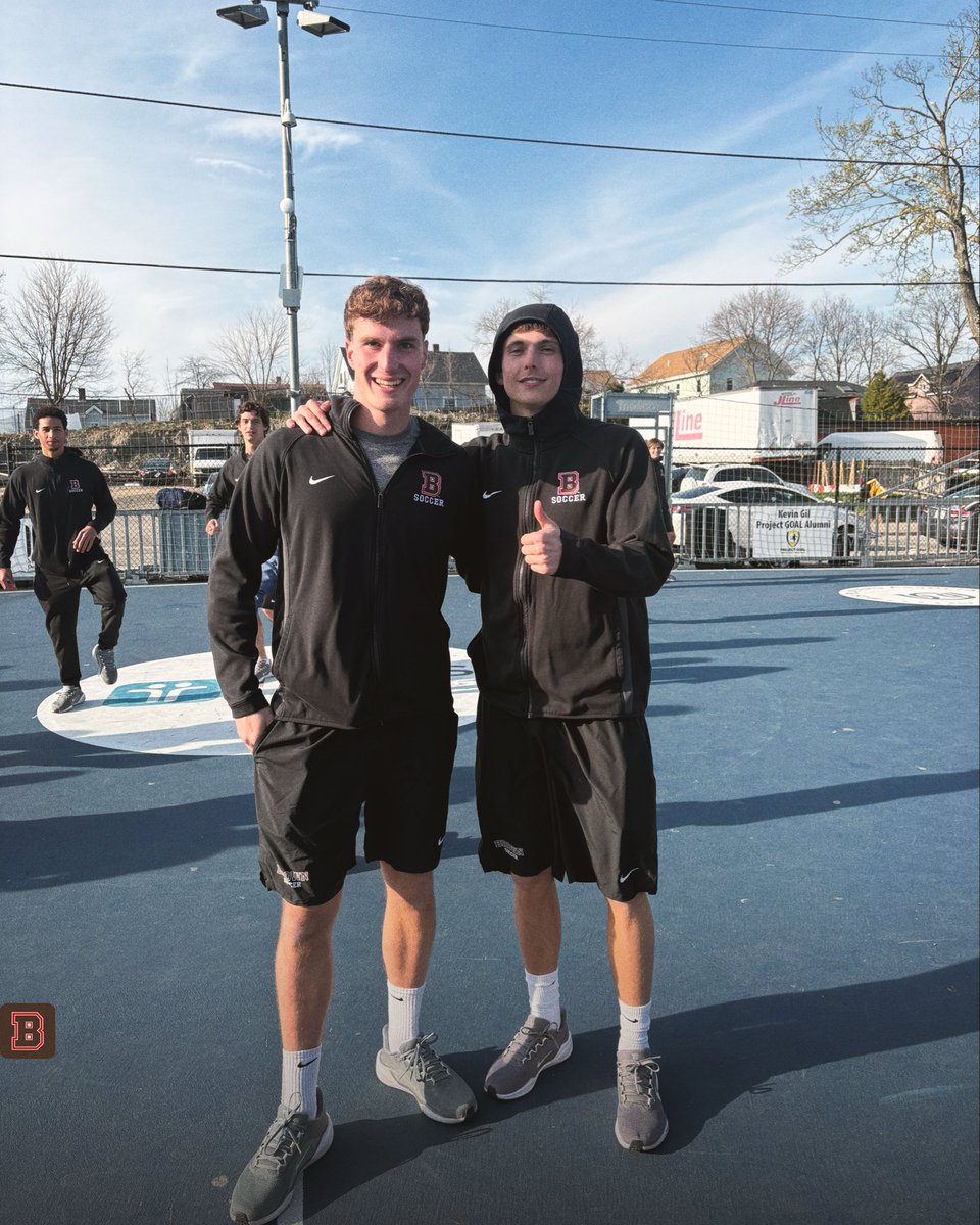 BrownU_MSoccer's tweet photo. Had a great time supporting our community with Project Goal! ⚽️

#EverTrue https://t.co/3cA7SOwyPA