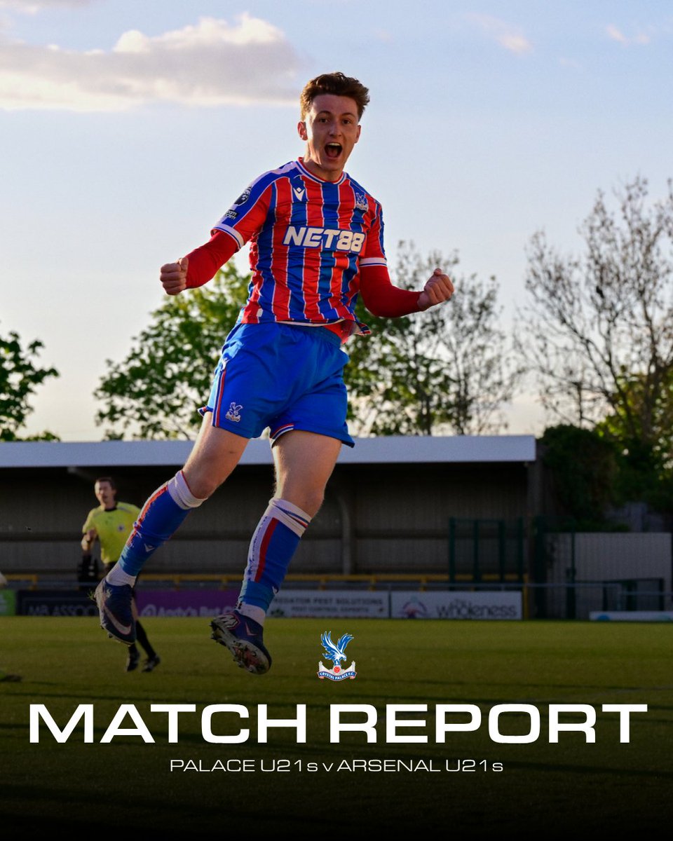 CPFCAcademy's tweet photo. ✍️ Palace enter PL2 play-offs with comfortable win over Arsenal.

Read the match report 👉 https://t.co/CfA7DfrE8s

#CPFC | #PL2 https://t.co/V98ISczZcK