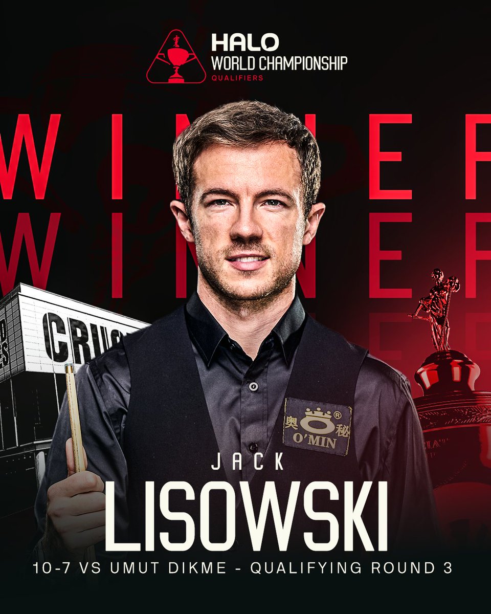 WeAreWST's tweet image. JACKPOT IS ONE MATCH AWAY! 🎰

The Northern Ireland Open Champ defeated Umut Dikme 10-7 at the EIS.

It ends an impressive run from the German in Sheffield 🙌

#WCQ