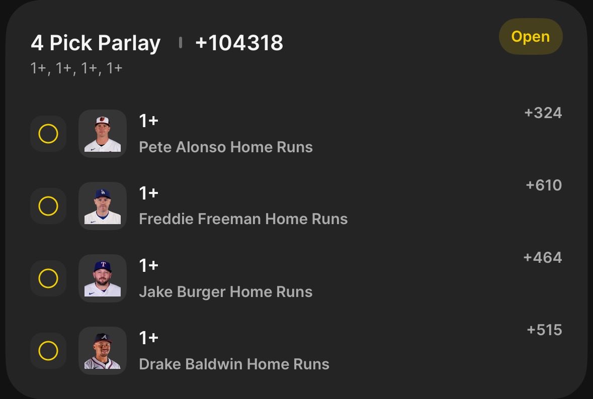 SincereSignals's tweet photo. 4 swings away from a 
+100000⚾️
wake me up when this hits 😴 https://t.co/x5nkGIUt43