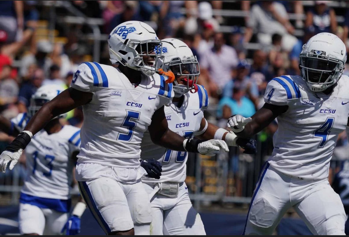 Central Connecticut State offered !! 

<a href="/CoachC_Osunde/">C.O.365 Training</a> <a href="/CoachJ_O/">Coach J.O.</a> 
<a href="/CollegeFBPortal/">College Transfer Portal</a>