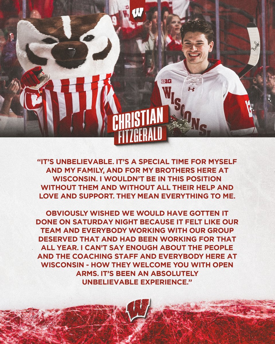Wisconsin Hockey tweet media