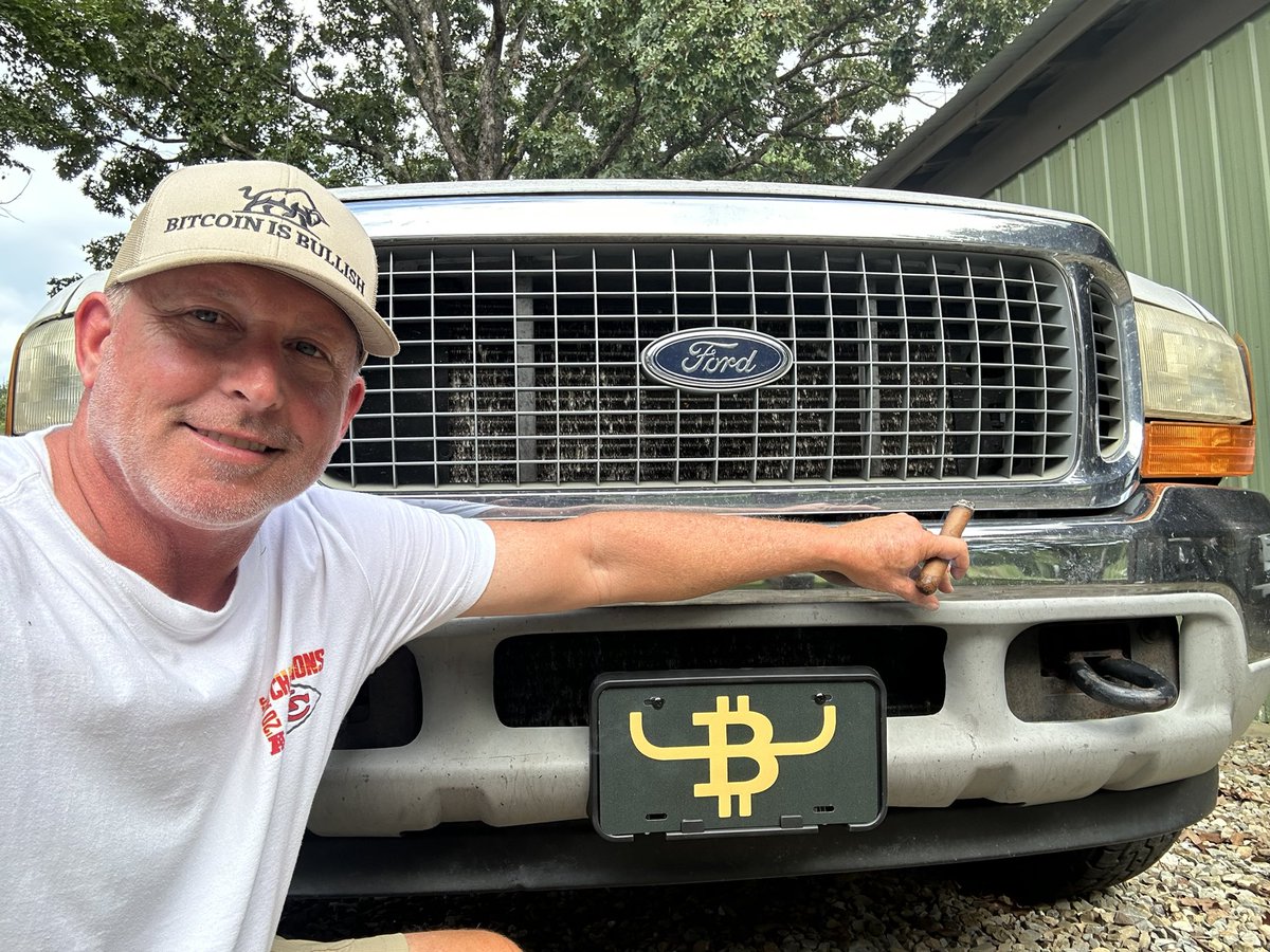 bitcoin_ranch's tweet photo. I will have a few BULL BITCOIN license plates to give away at @TheBitcoinConf!
Stop in and say Howdy.
#bitcoinranch #bullbitcoin https://t.co/KdSCTIO85Q