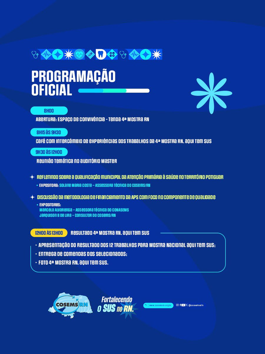 […] SUS. 📲Para mais detalhes, acesse o cosemsrn.org.br/noticia/cosems…. 

#FortalecendoOSUSNoRN