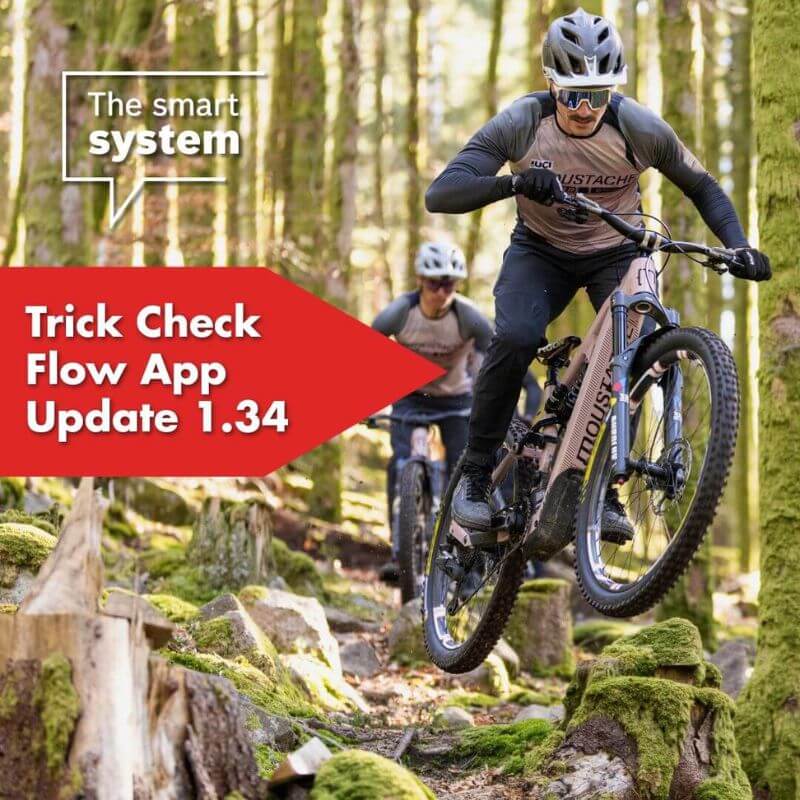 Scooteretti's tweet photo. Bosch just updated the eBike Flow App (v1.34) 🚨
New: Trick Check tracks your jumps &amp; wheelies automatically. Plus heart rate stats, Favourites Navigation, eShift for mechanical gears &amp; the new SmartphoneGrip Vertical.
Free update. Full breakdown 👇https://t.co/2EWDmmPPGW https://t.co/oDGK6RfM6e
