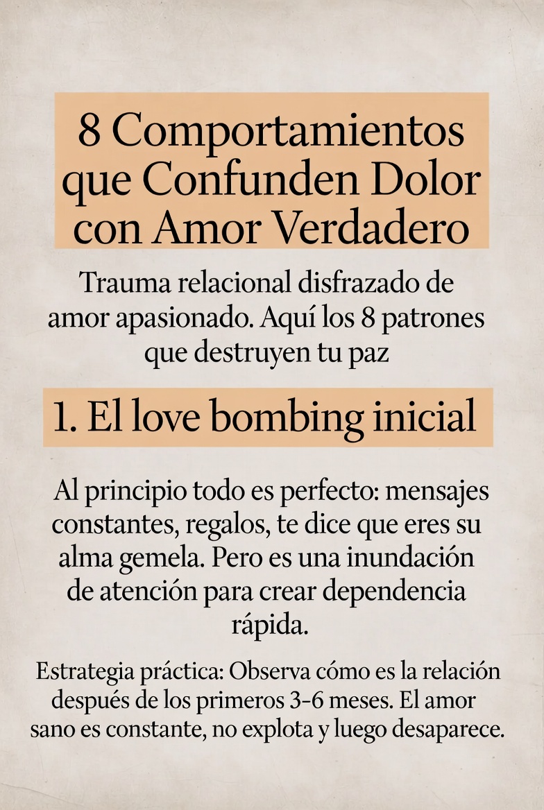 💔No confundas respuestas traumáticas con amor💔

Esa ansiedad cuando no te responde rápido,
esa necesidad de complacerlo todo el tiempo,
esa culpa cuando pones un límite,
esa sensación de que si no das más, te van a abandonar… Eso no es amor.

Eso es tu sistema nervioso