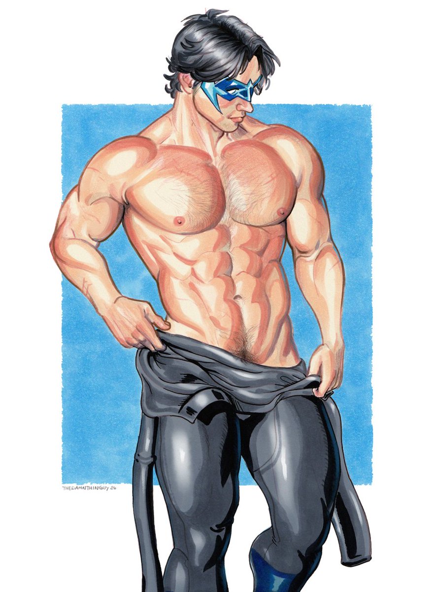 TheDamnThinGuy's tweet image. scanned and touched up for prints :)