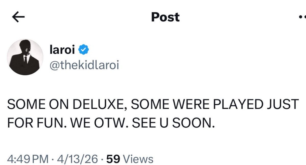 The Kid LAROI Updates tweet media