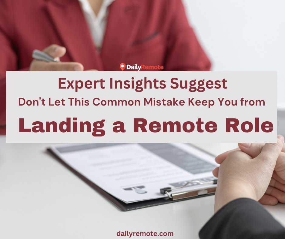 daily_remote's tweet image. Don't Let This Common Mistake Keep You from Landing a Remote Role.

"Ignoring the Company's Culture"

A lack of enthusiasm can be a sign that the candidate is not genuinely interested or may not be engaged in their work.

#remotejobs #interviewtips #workfromhome #companyculture