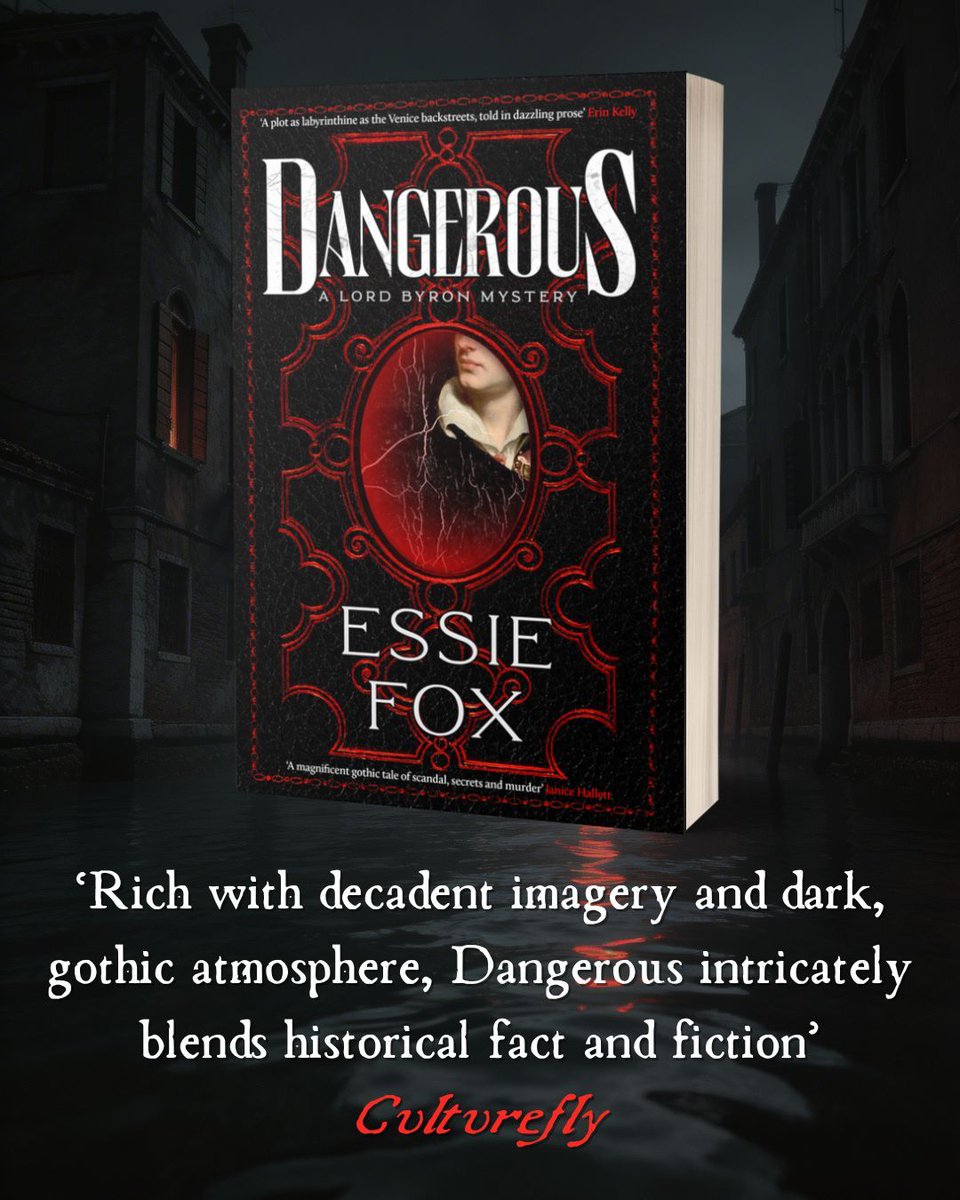OrendaBooks's tweet image. The paperback of #Dangerous by @essiefox is OUT NOW!🦇

If you love historical thrillers packed with scandal, danger, murder and gothic atmosphere, this one is for you❤️

ORDER NOW!
🔗geni.us/dBOXX
